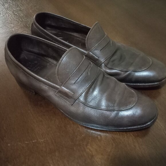Carmina mens UNLINED PENNY LOAFERS UK 7 US 8 Brown 80730 SINEU main image 5